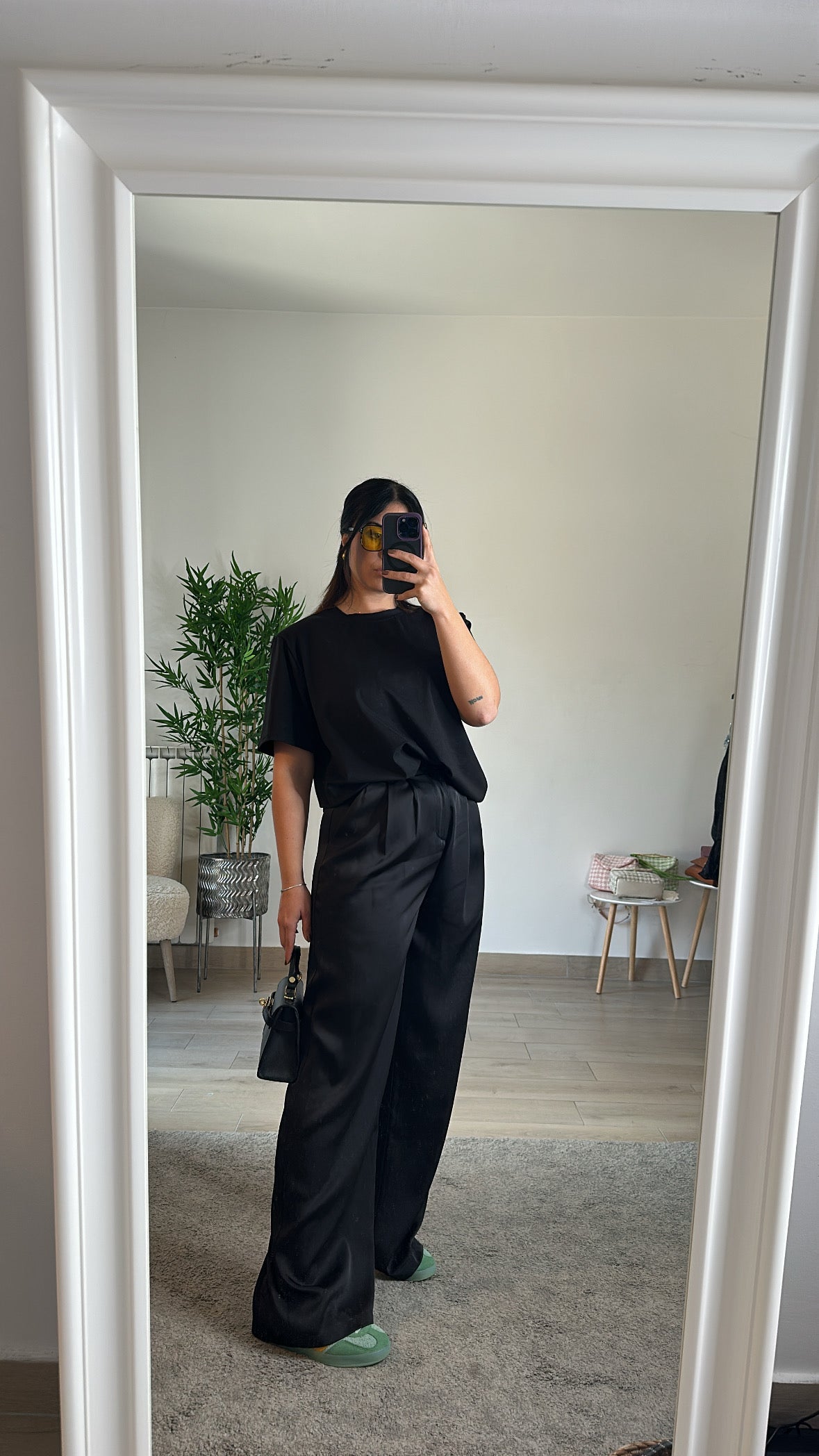 Pantalone Raso nero
