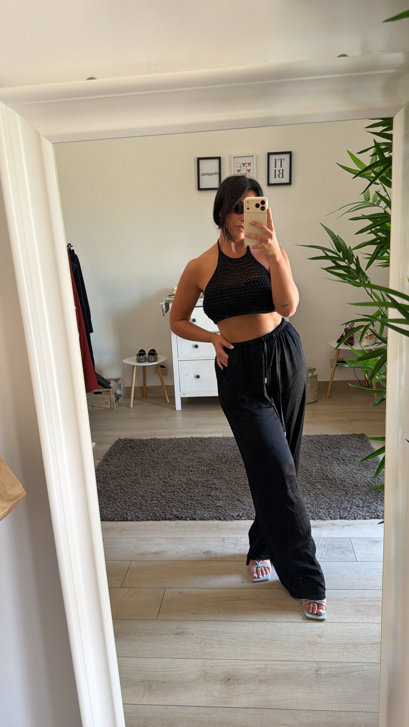 PANTA Satin - NERO