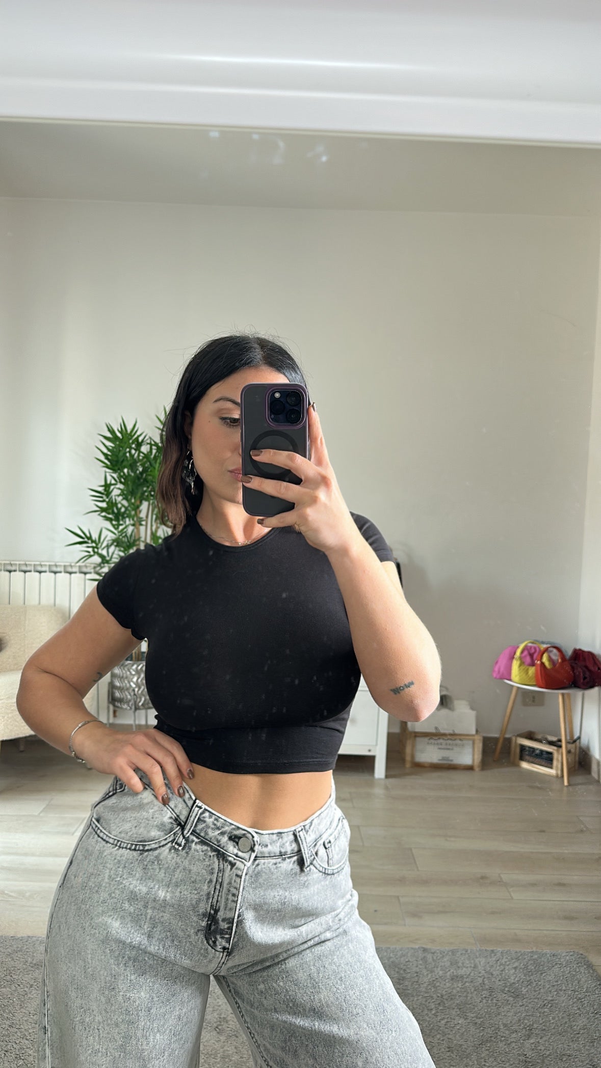 T shirt aderente by lumina Nera