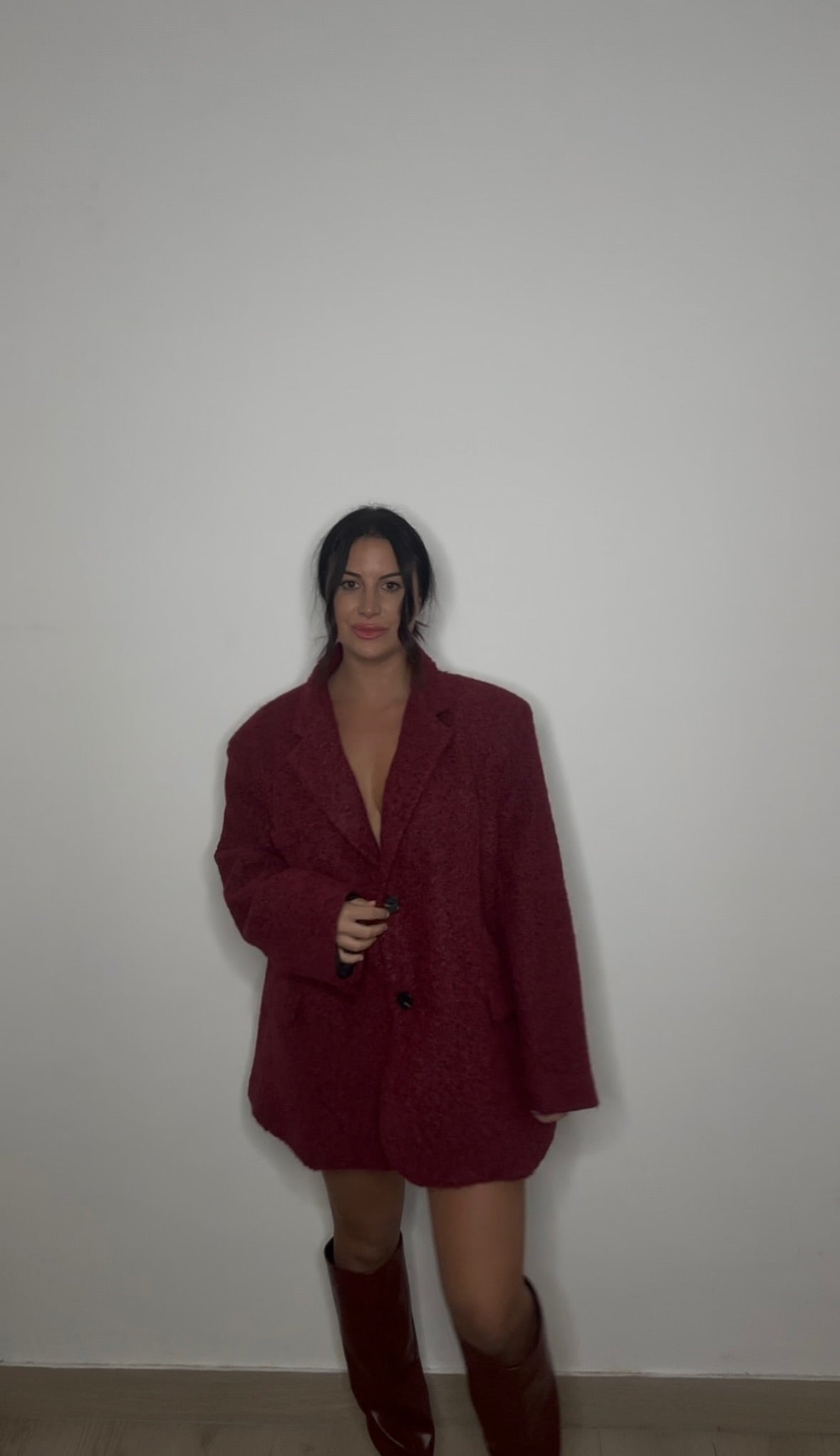 Blazer Winter bordeaux