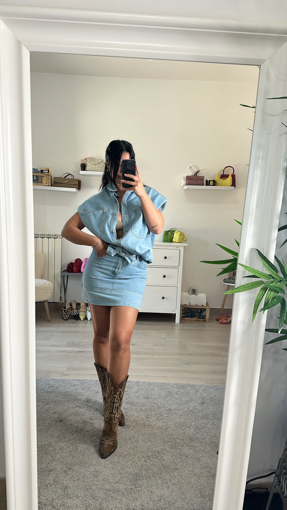Minigonna Denim