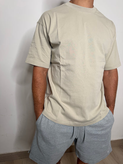 T SHIRT COTTON - beige