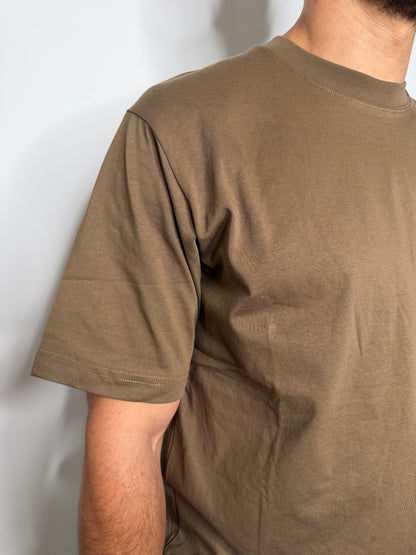 T SHIRT COTTON - Brown
