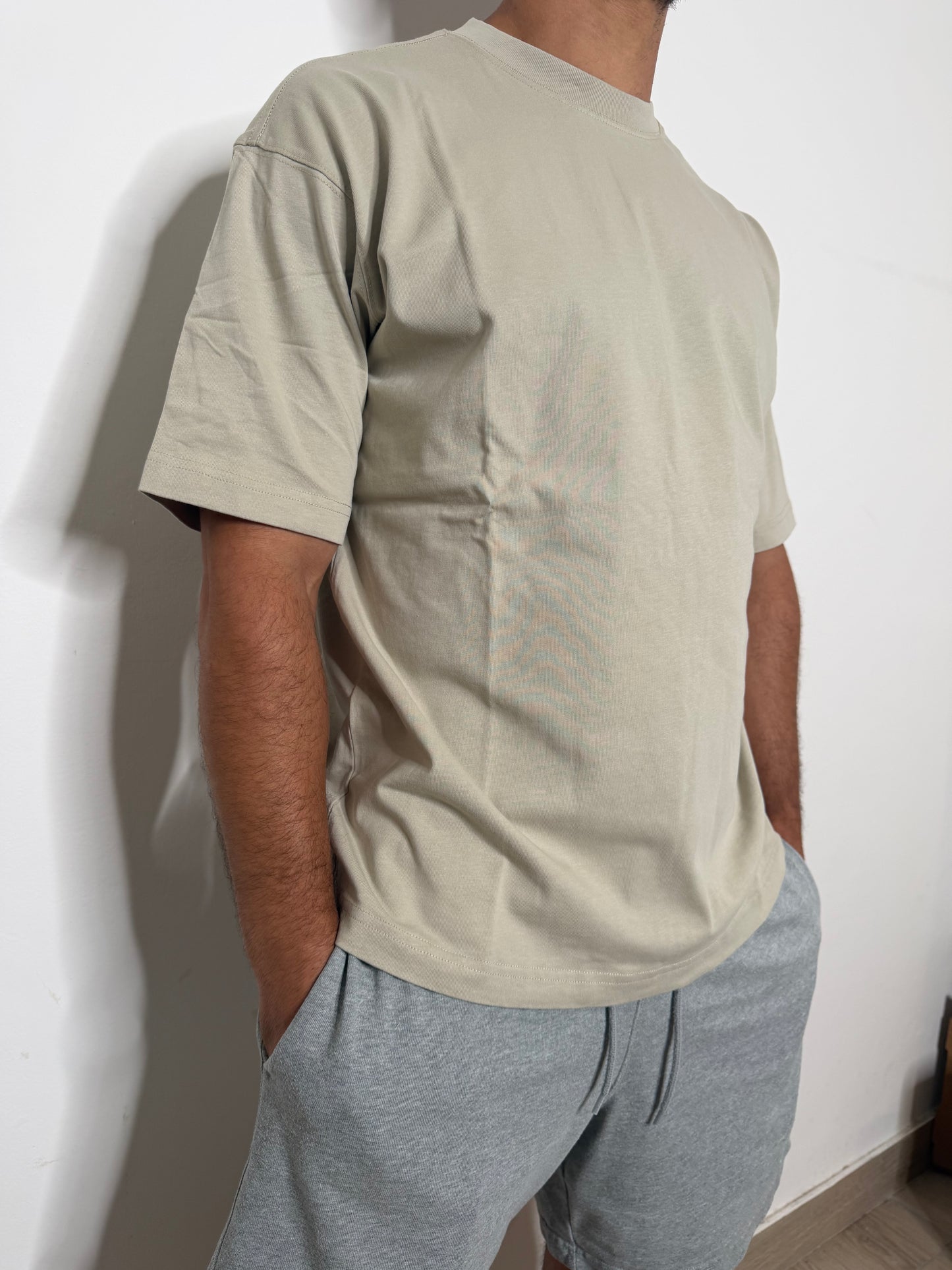 T SHIRT COTTON - beige