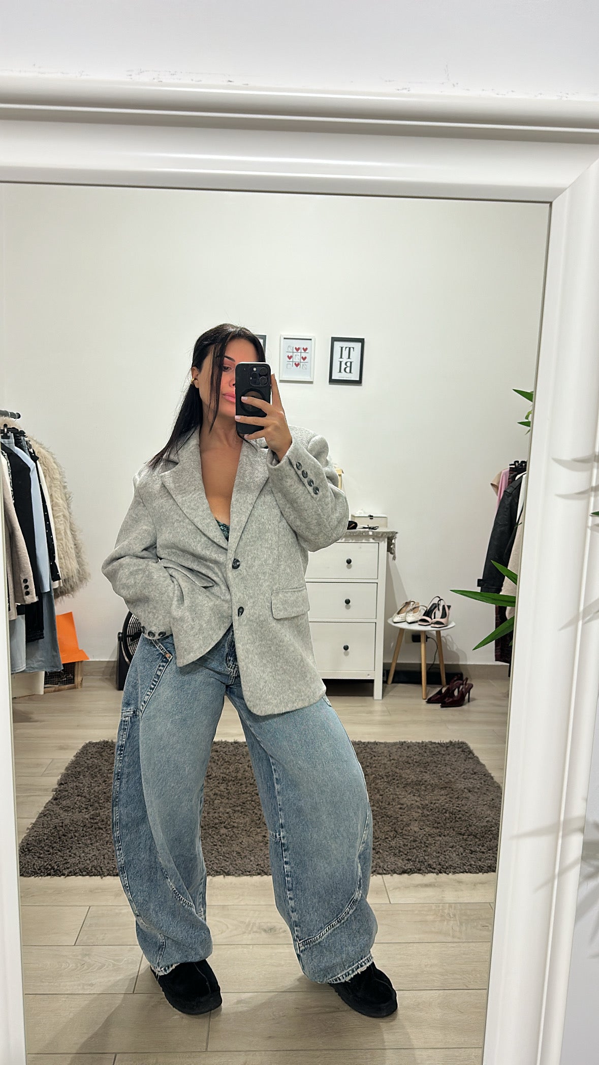 Blazer Nuvola Grigio By Lumina