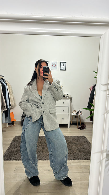 Blazer Nuvola Grigio By Lumina