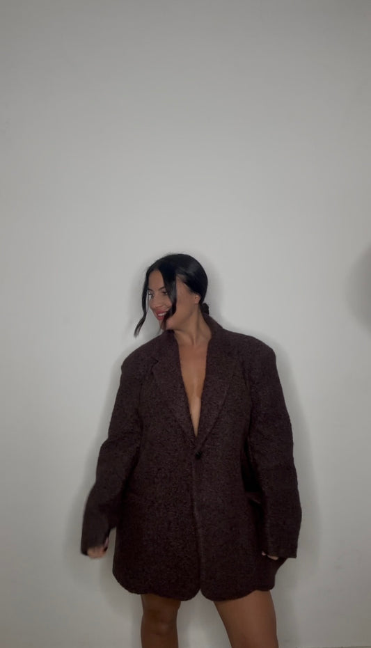 Blazer Winter marrone