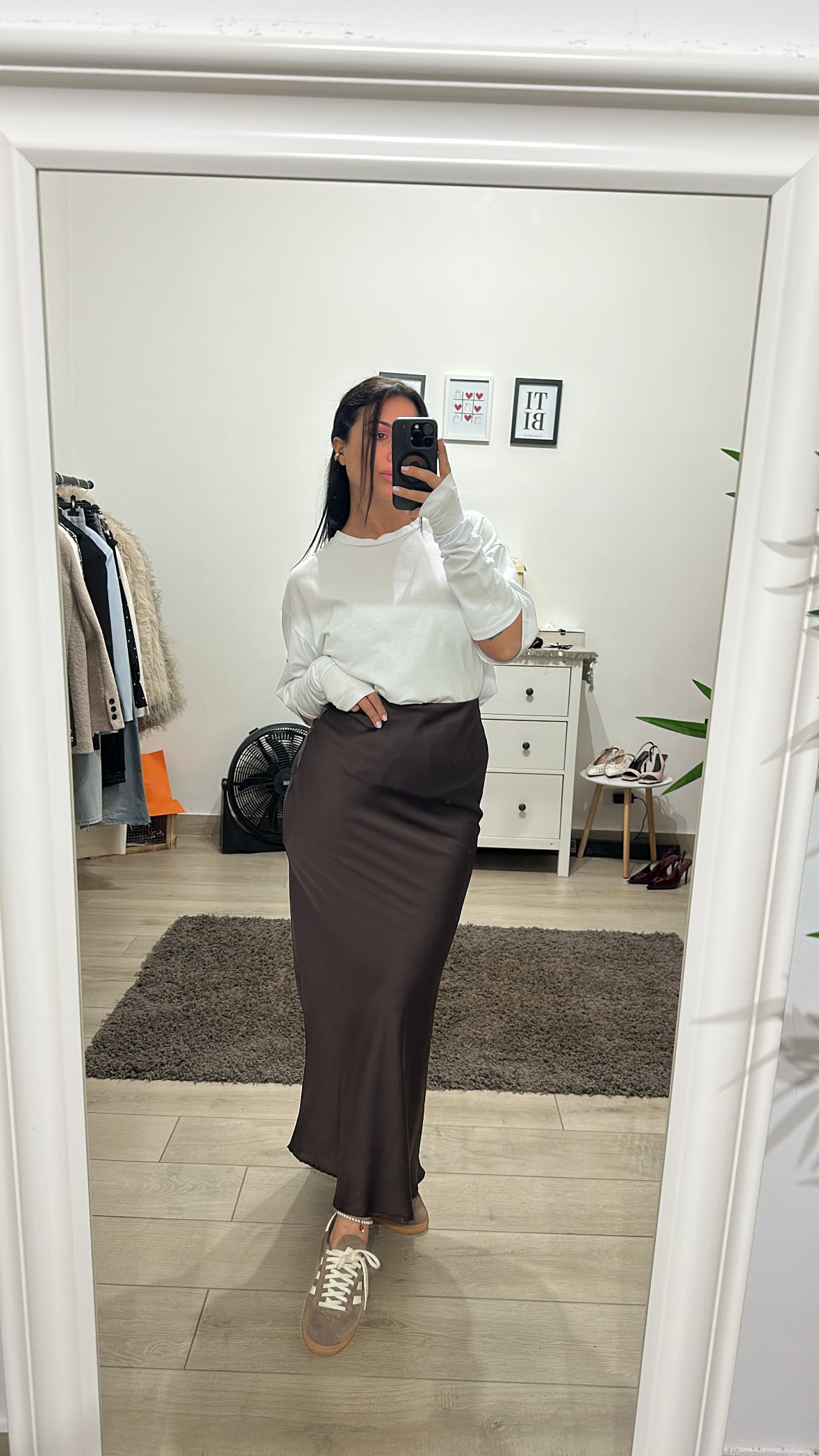 Longuette Raso - BROWN