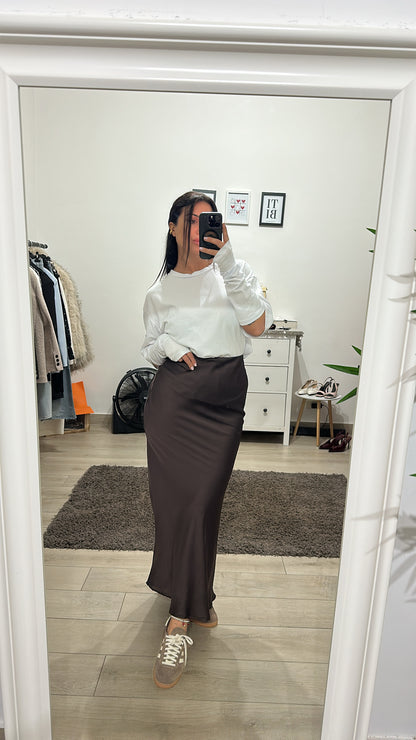 Longuette Raso - BROWN