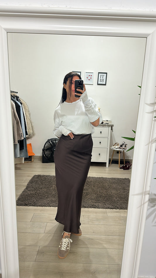 Longuette Raso - BROWN