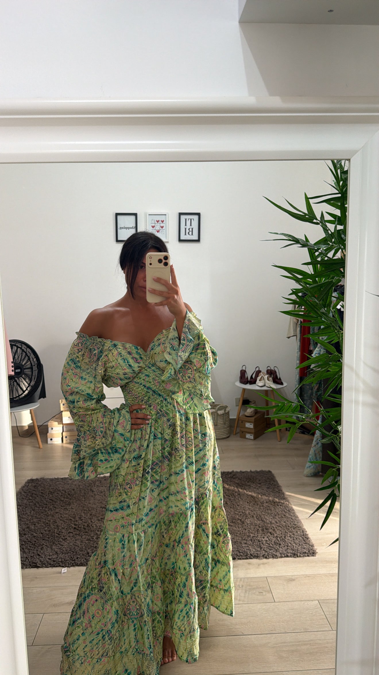 Abito Afrodite verde