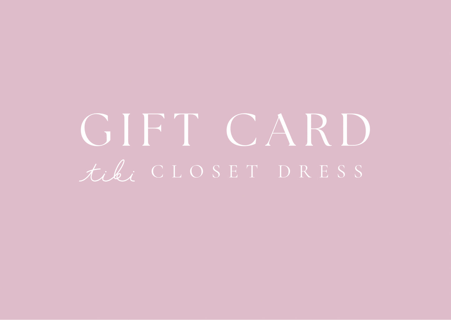 GIFT CARD