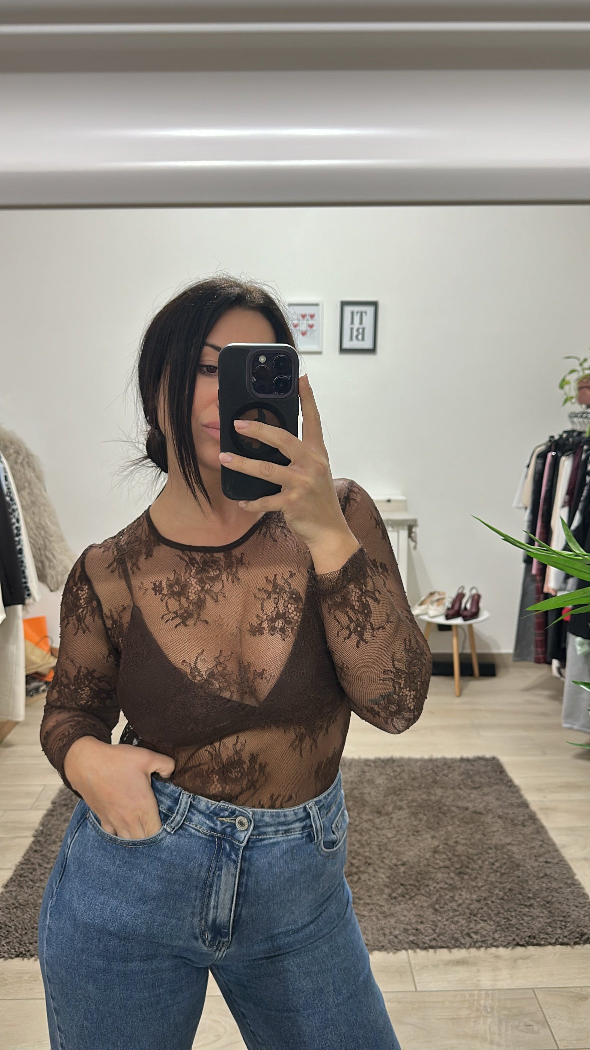 Body pizzo by lumina marrone