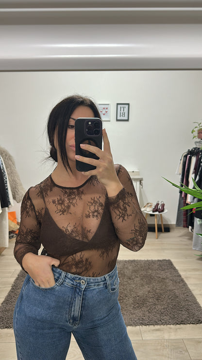 Body pizzo by lumina marrone