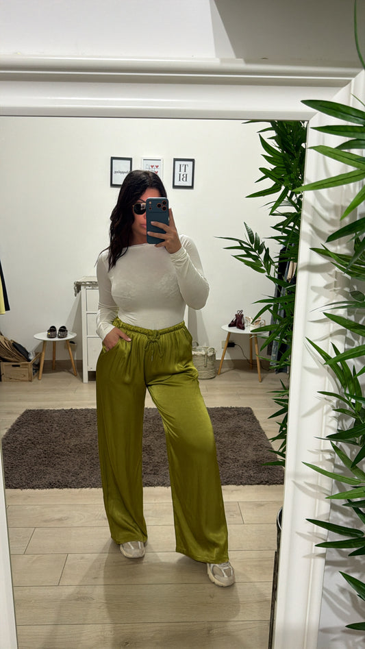 Panta Satin - Pistacchio