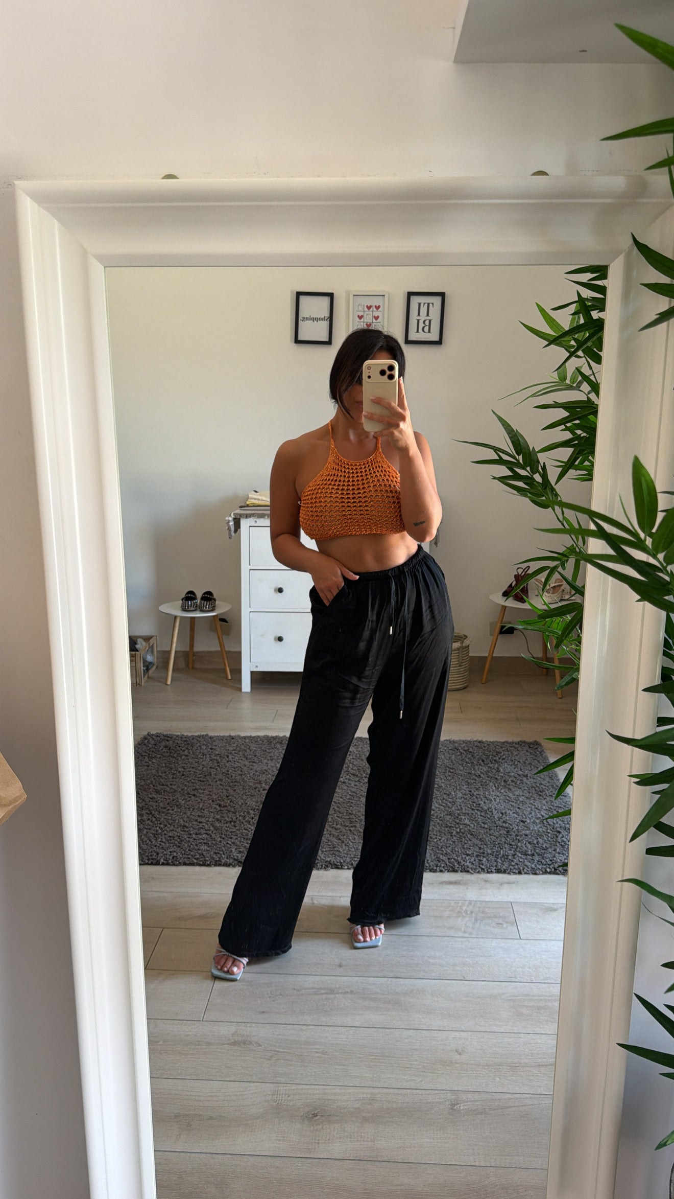 Top Leila - Arancio