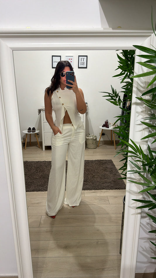 Coord set Sole - Bianco