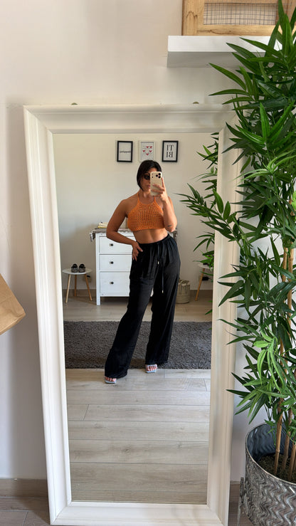 PANTA Satin - NERO