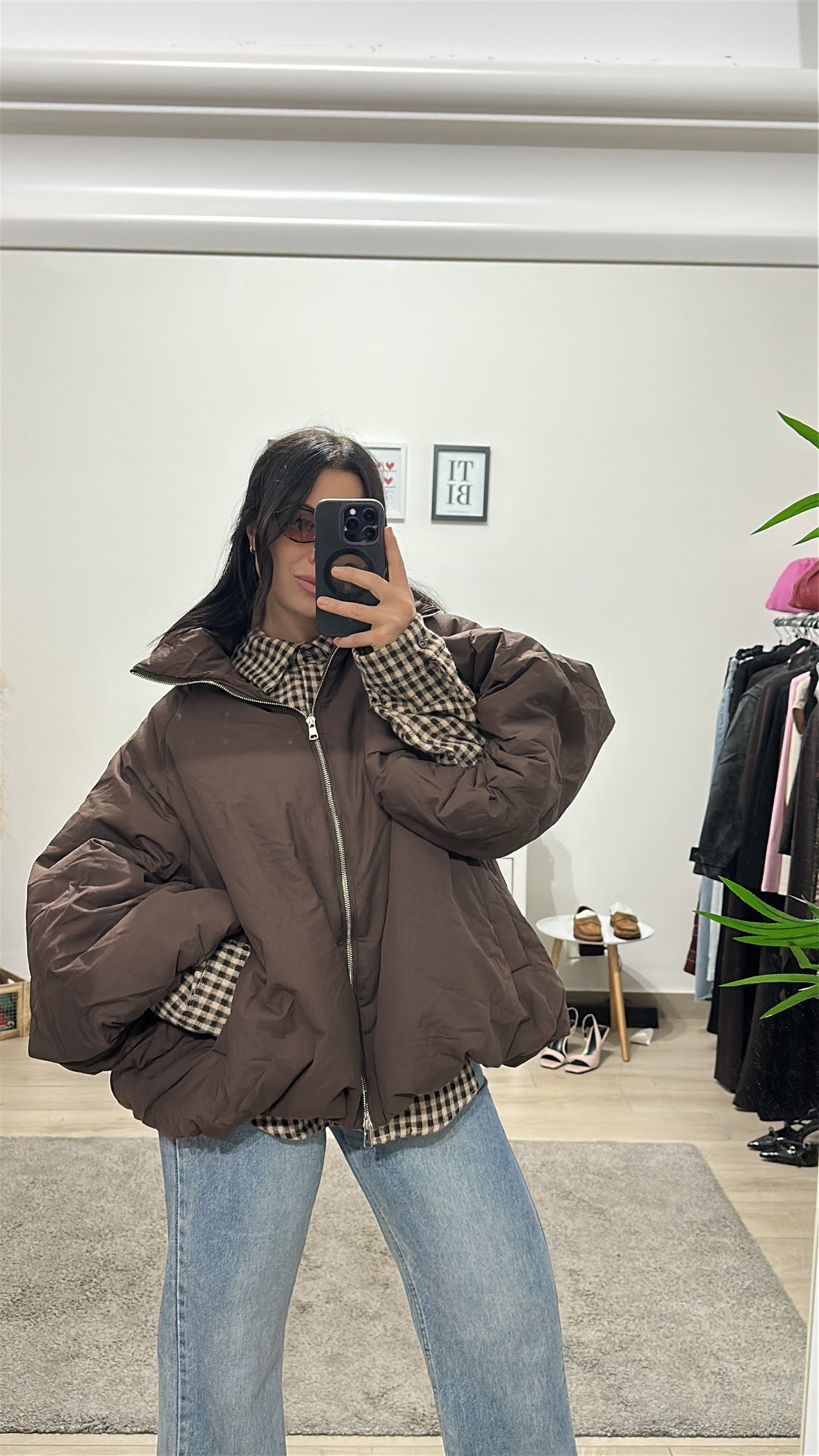 Giubbotto Sira Marrone