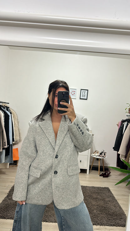 Blazer Nuvola Grigio By Lumina