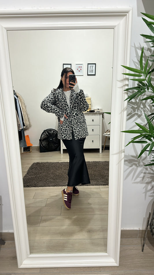 Blazer Cheetah Grey