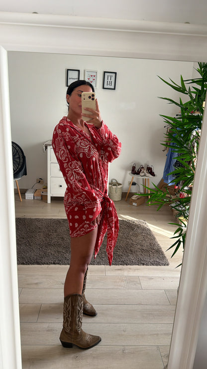 Coord set bandana Mattone