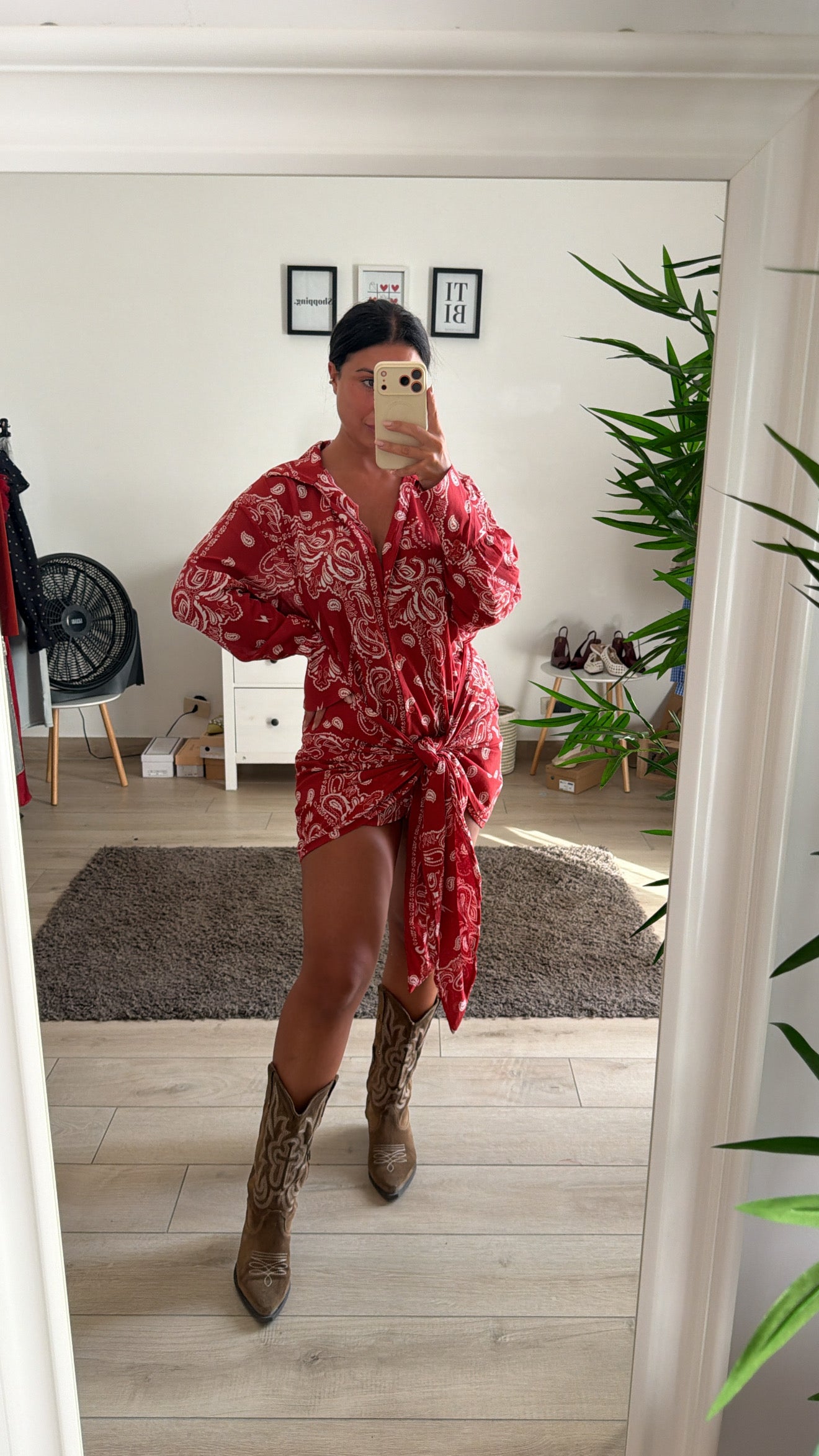 Coord set bandana Mattone