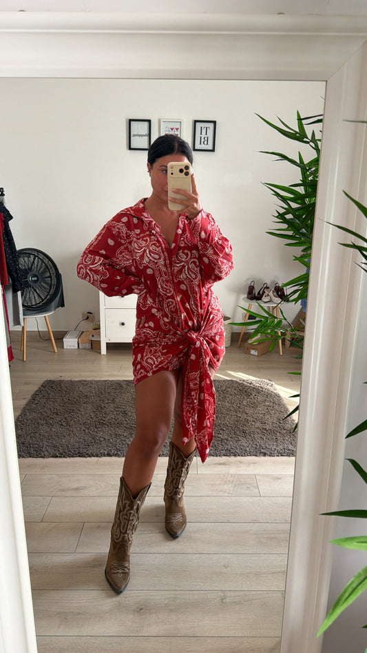 Coord set bandana Mattone