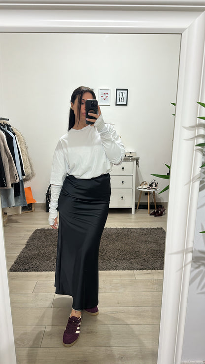 Longuette Raso - BLACK